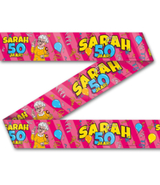 Afzetlint Sarah 50 jaar