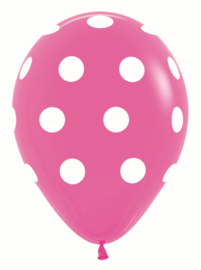 Latex Ballonnen Polka Dots Roze