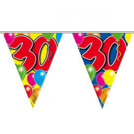 30 jaar ballon Vlaggenlijn