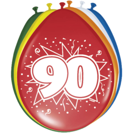 Latex Ballonnen 90 jaar