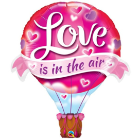 Folie Ballon Love Is in the Air (leeg)