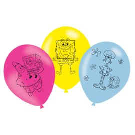 Latex Ballonnen Spongebob
