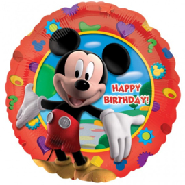 Folie Ballon Mickey Mouse Birthday (leeg)