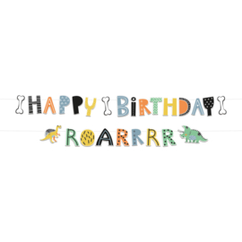 Letter Banner Dino Roars