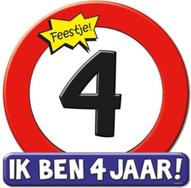 Huldebord 4 jaar