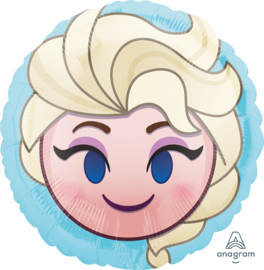 Folie Ballon Elsa Emoij Frozen (leeg)