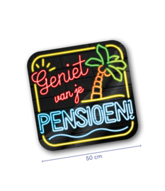 Huldebord Geniet van je pensioen