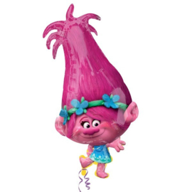 Folie ballon Trolls Poppy Shape (leeg)