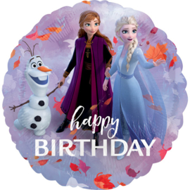 Folie Ballon Frozen - Happy Birthday (leeg)