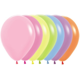 Latex Ballonnen Mix Neon