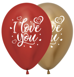 Latex Ballonnen Reflex I Love You Sparkly