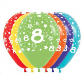 Latex Ballonnen Cijfer 8
