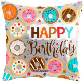 Folie ballon Birthday Donuts (leeg)