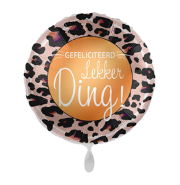 Folie Ballon Gefeliciteerd Lekker ding!.