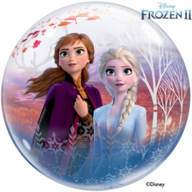 Folie ballon Frozen 2 Bubble Anna/Elsa/Olaf/Kristoff/Sven (leeg)