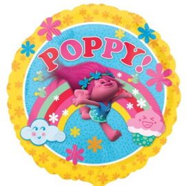 Folie ballon Trolls Poppy (leeg)