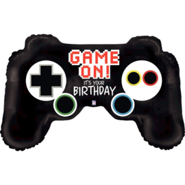 Folie ballon Game Controller Birthday (leeg)