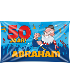 Gevel Vlag 50 jaar Abraham