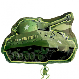 Folie ballon Camouflage Birthday Tank (leeg)