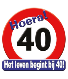 Huldebord 40 jaar