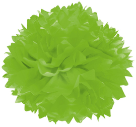 3 Groene Pompons