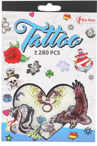 Tattoo - 280 stuks (blauw)