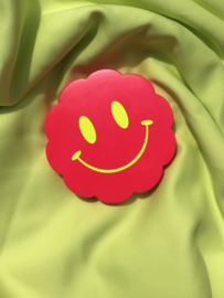 Flower smiley neon