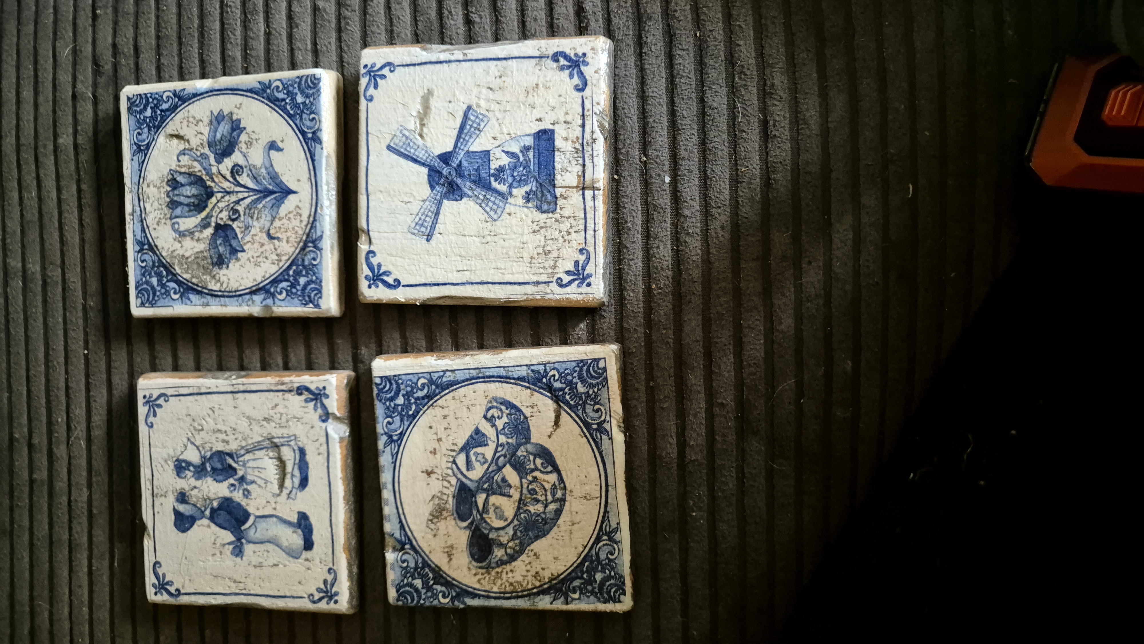 Onderzetters delfts blauw old dutch