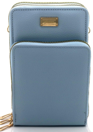 Telefoontas blauw 18x11x6.5cm