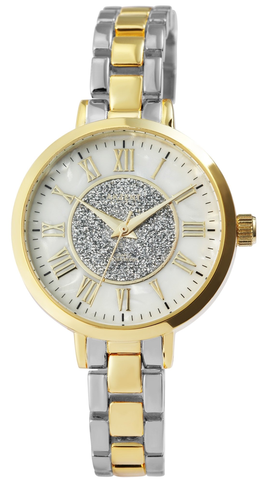 Akzent sierlijk horloge zilver/goud