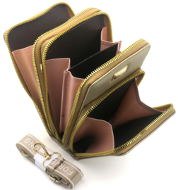 Telefoontas goud 18x11x6.5cm