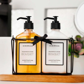 KIMIRICA - BOUQUET HANDWASH & HANDLOTION BOTTLE - 270ml - CADDY