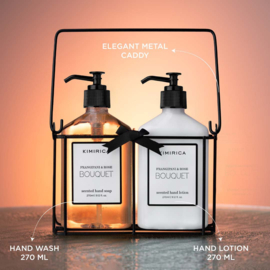 KIMIRICA - BOUQUET HANDWASH & HANDLOTION BOTTLE - 270ml - CADDY