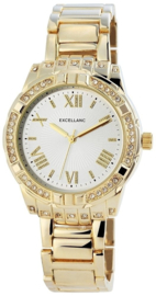 Excellanc Dameshorloge goudkleurig 7