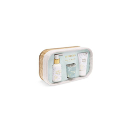 Naturals giftset bamboe mand