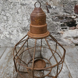 Lara lamp roest 18x24cm