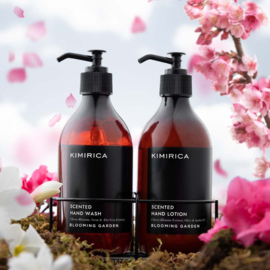 KIMIRICA BLOOMING GARDEN HANDWASH & HANDLOTION 2x300ml CADDY