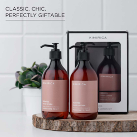 KIMIRICA PASSIONATE FRUIT HANDWASH &HANDLOTION 2x300ml CADDY