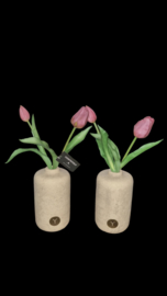 Brynxz vaasjes beige recht (s/2)