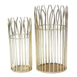 Windlicht Set goud