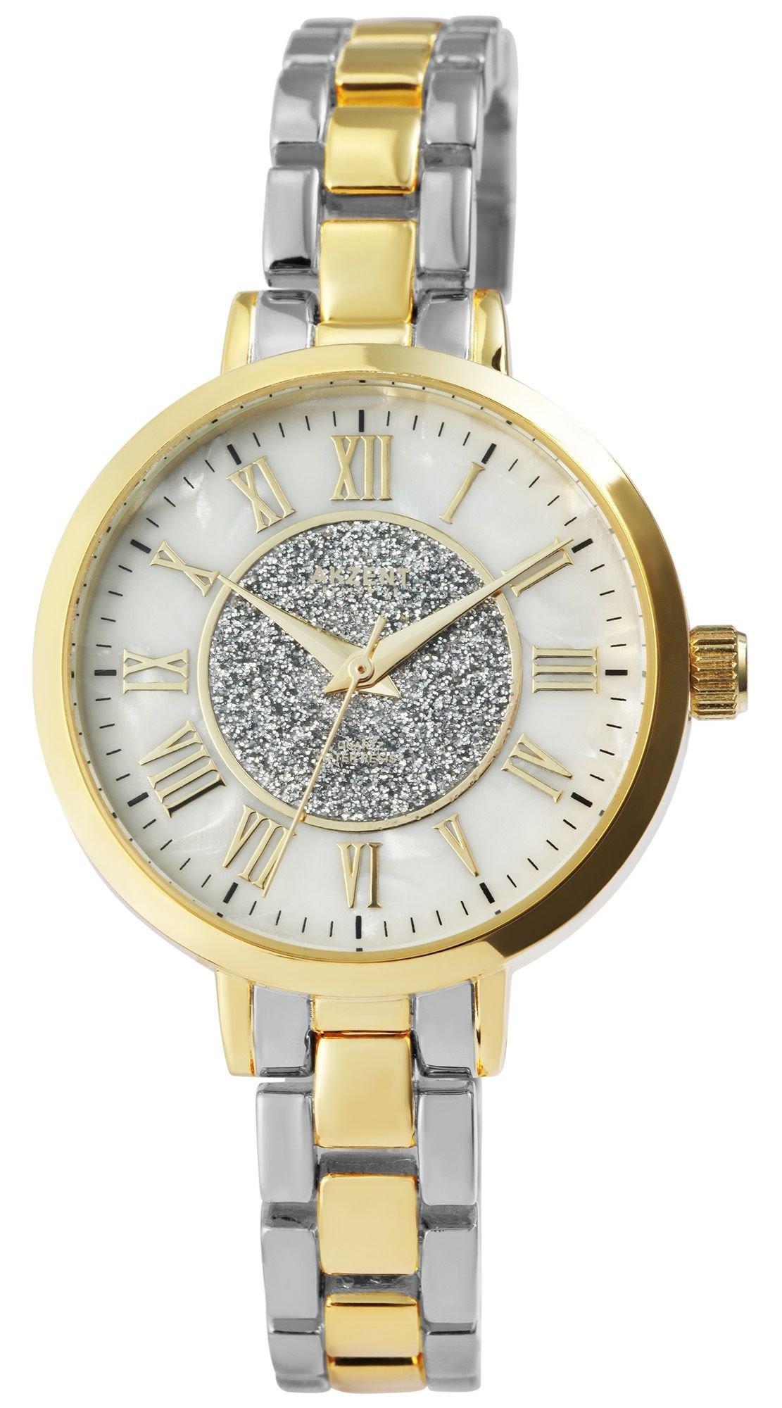Akzent sierlijk horloge zilver/goud