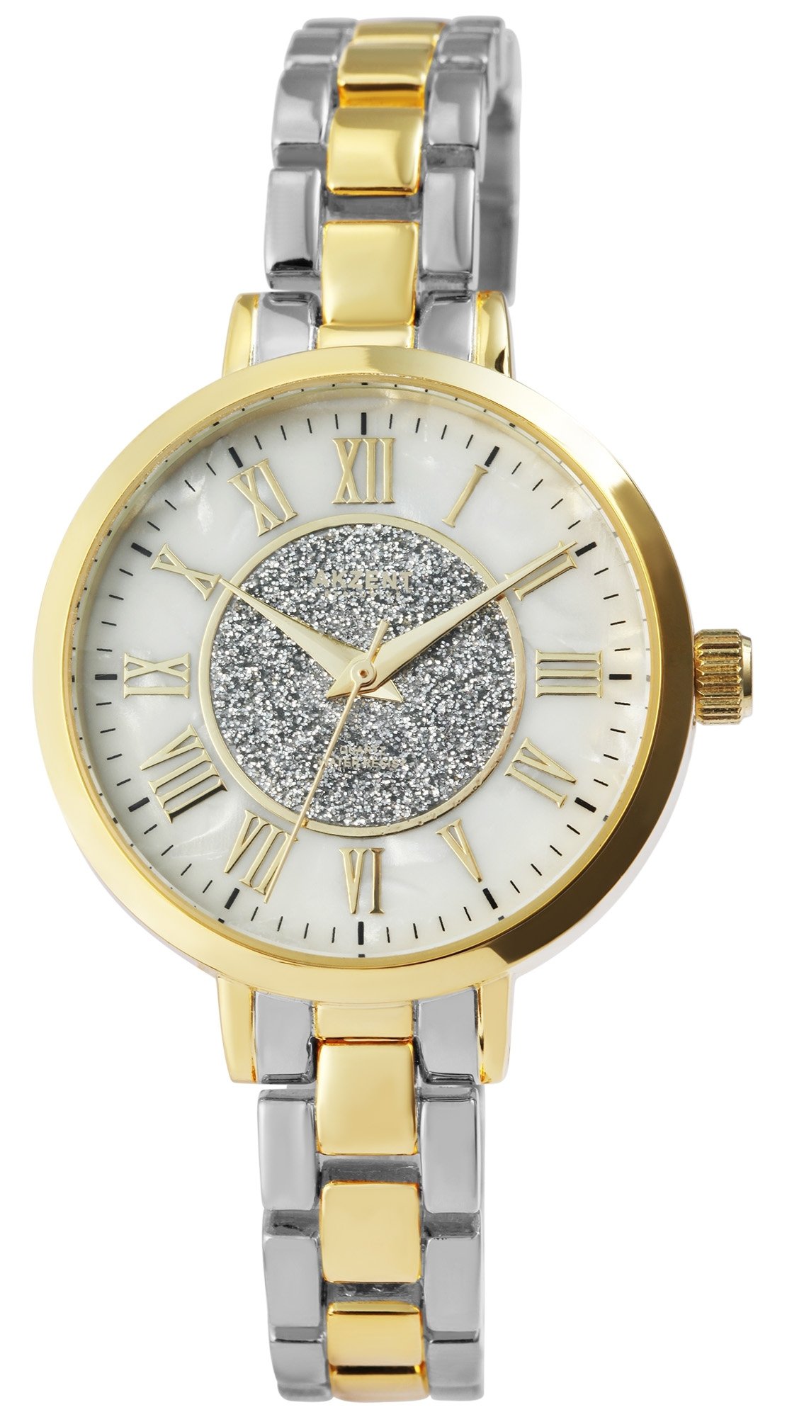 Akzent sierlijk horloge zilver/goud