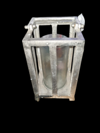 Lantaarn  bari zilver 27cm