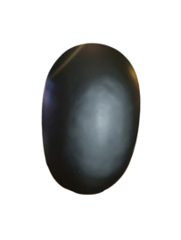 Windlicht ei zwart/goud 60cm
