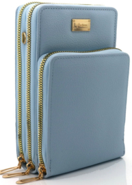 Telefoontas blauw 18x11x6.5cm