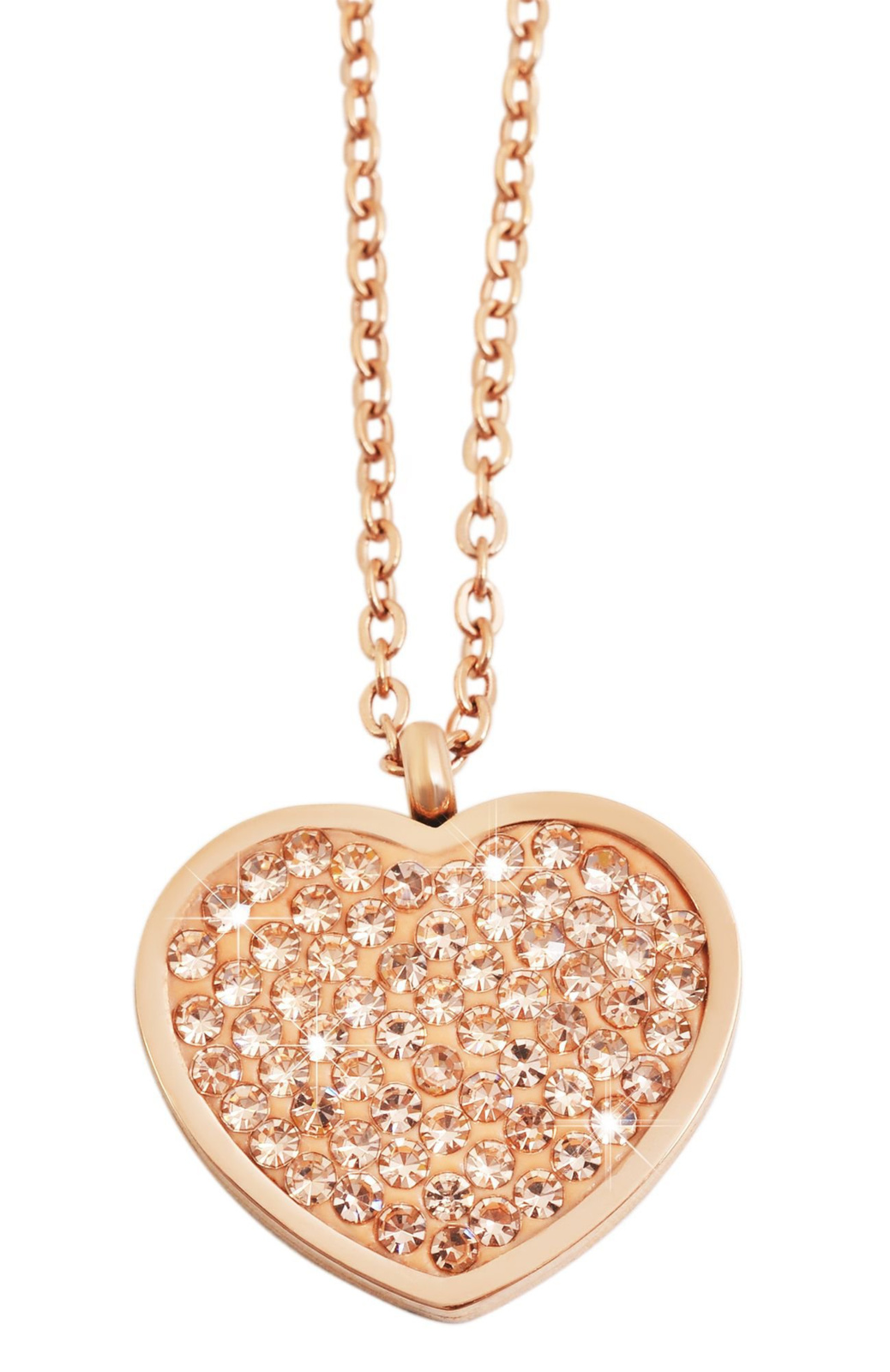 Akzent ketting rose hart