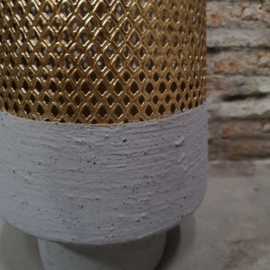Zago vaas cementlook 23x23x37