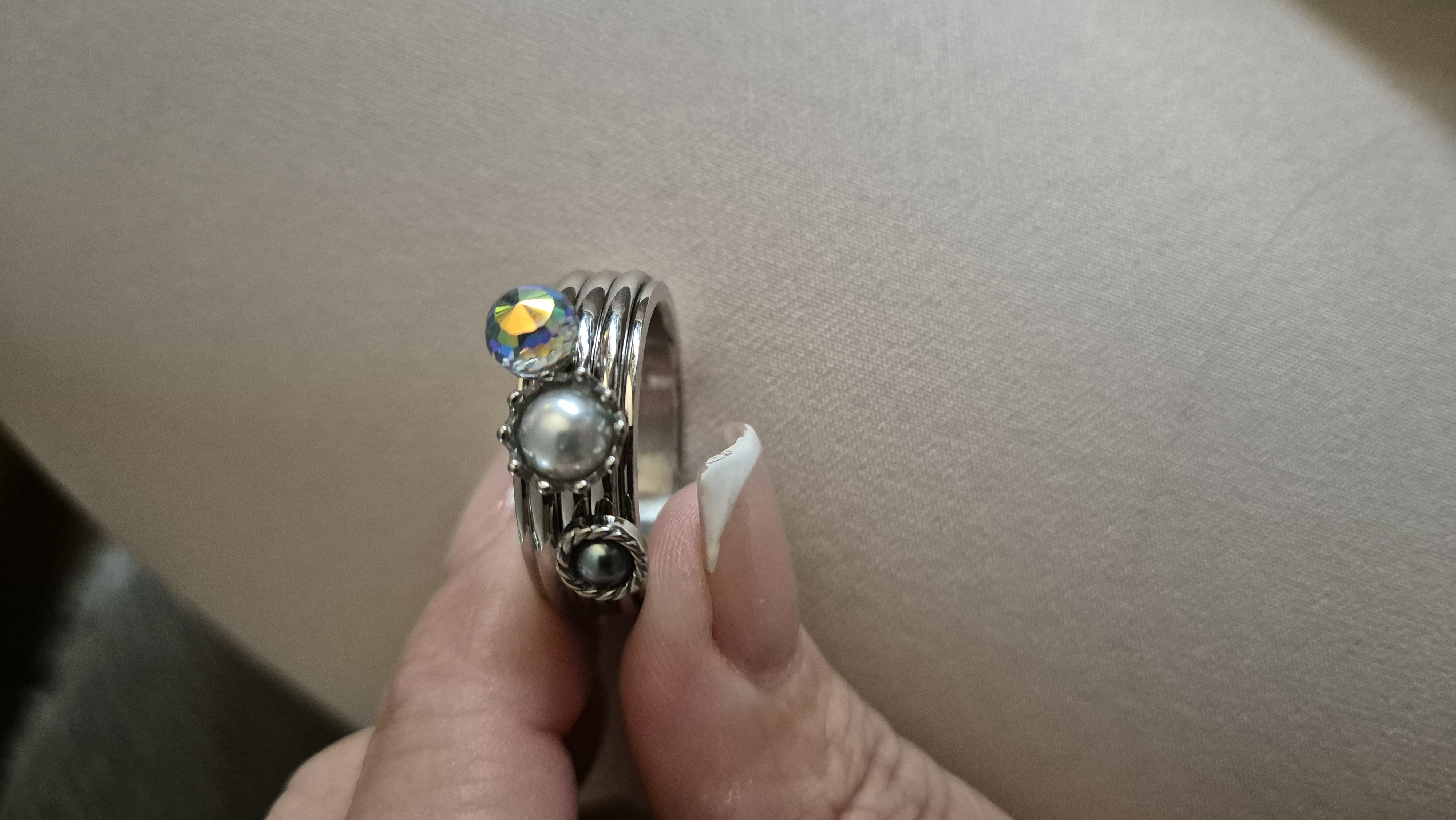 Ixxxi ring zilver maat 21