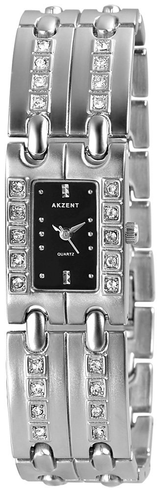 Akzent sierlink horloge zilver