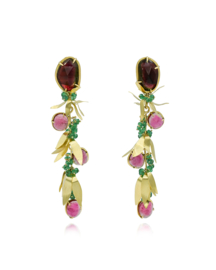 Heliconia earrings